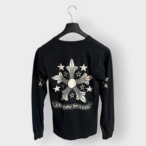 Chrome Hearts Snowflake Long Sleeve T Shirt Black Size S Authentic Rare